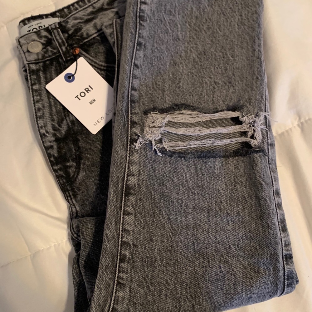 Acid wash mom jeans from ASOS